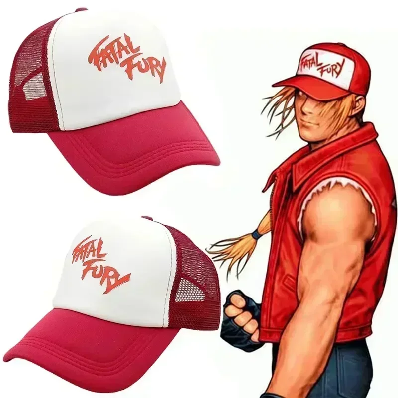 

Бейсболка для косплея Terry Bogard (KOF Fatal Fury) 2026 года, регулируемая, для фанатов King of Fighters, подарок для любителей спорта