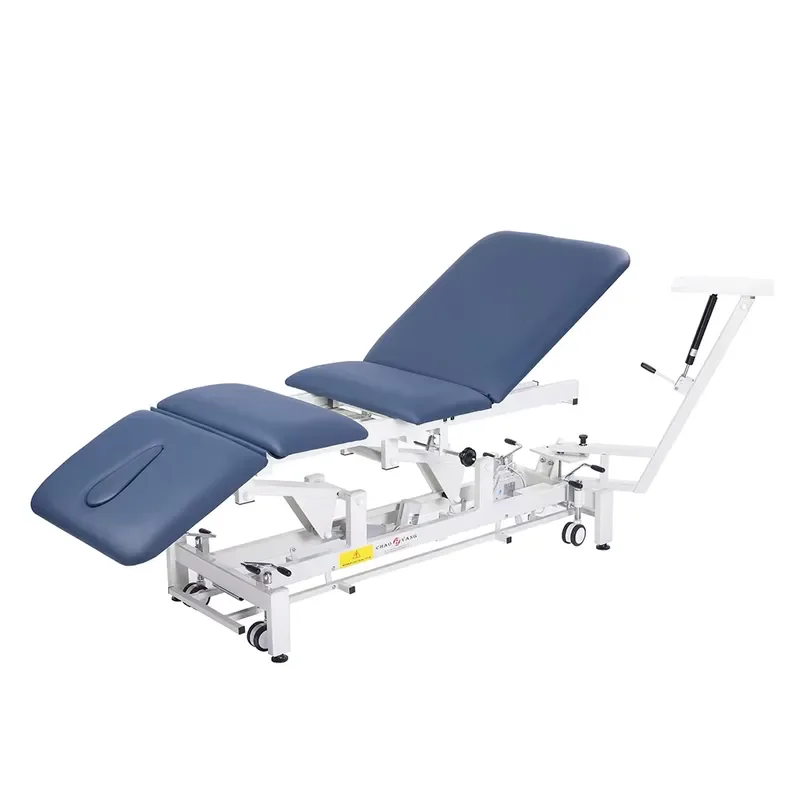 Electric Adjustable Metal Frame Chiropractic Massage Pulling Vertebrae Physiotherapy Disc Decompression Spinal Traction Bed