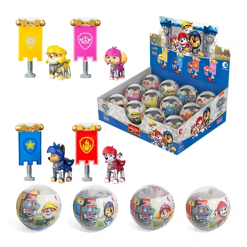 

Paw Patrol Rescue Knight Twisted Egg Assembly Toy Paw Patrol Anim Character Marshall Rubble Chase Kids Toy Gift Ornament