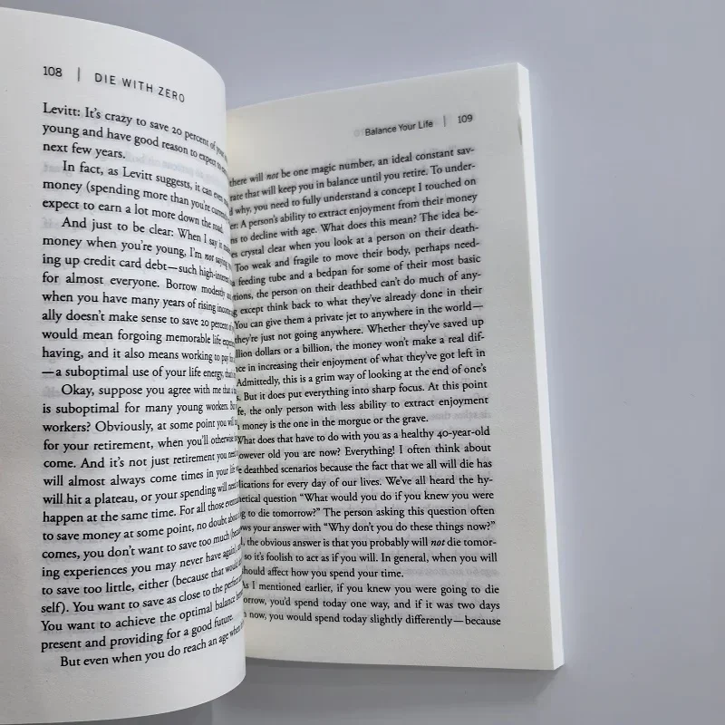 Die with Zero: Getting All You Can from Your Money and Your Life  English Books