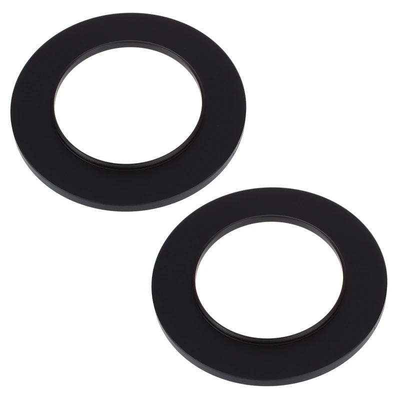 2Pcs 52Mm-77Mm 52-77 Metal Step Up Filter Ring Adapter For Camera