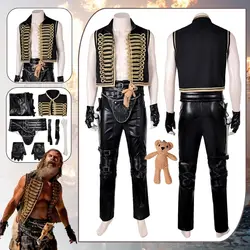 Dementus Cosplay Furiosa Mad Cos Max Costume Disguise for Adult Men Jacket Pants Belt Outfits Halloween Carnival Party Clothes