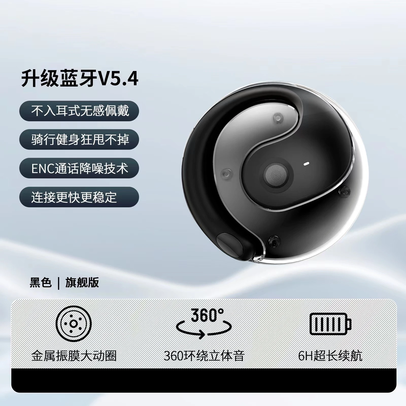 Le nouveau casque Bluetooth sans fil JM13, petite boule de noix de coco, traduction AI, prend en charge les casques de traduction multilingue en temps réel