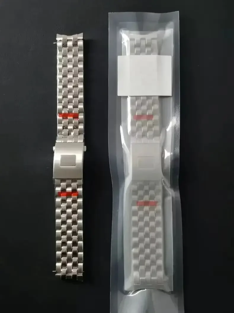 AAA 20m 21mm Stainless Steel Watchband for Pilot Mark 17 18 IW377714 IW377717 IW377710 Watch Strap Bracelet for Men