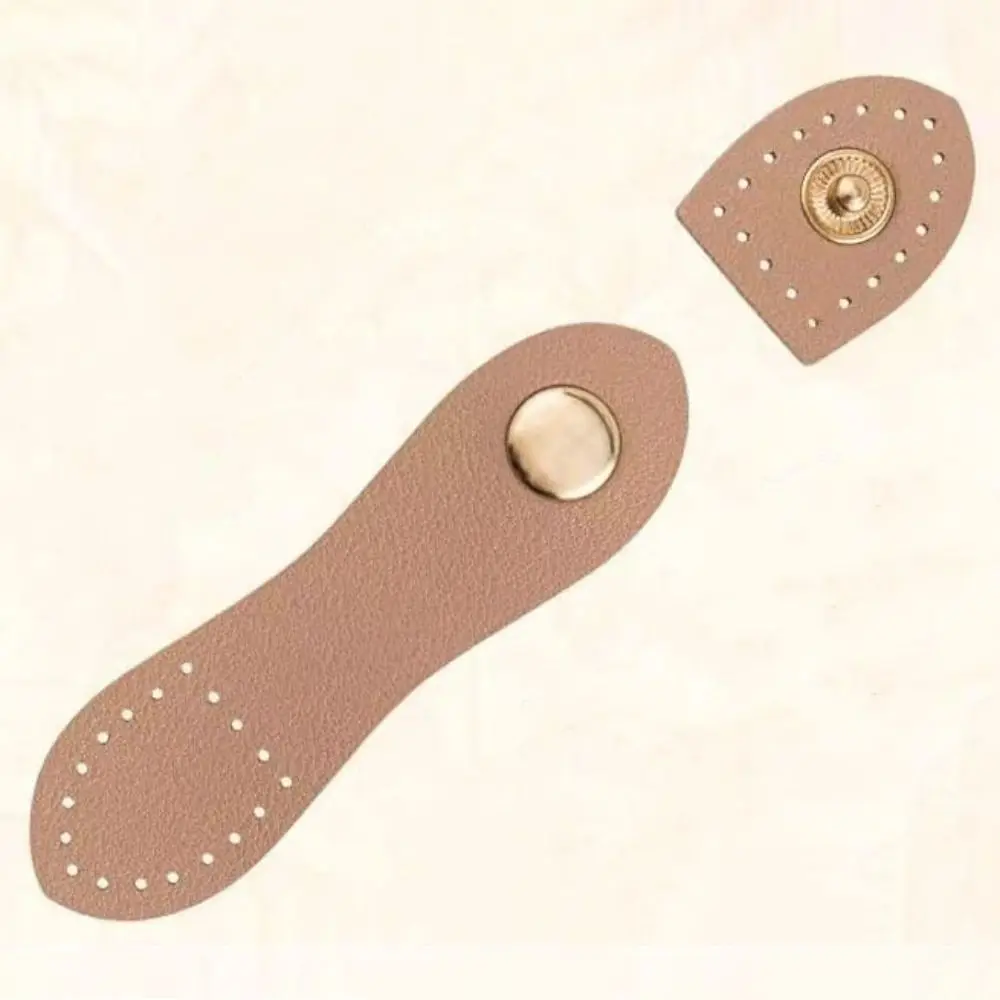 

New Leather Bag Buckle DIY Durable Bag Buttons Handmade Hasp Card Pack