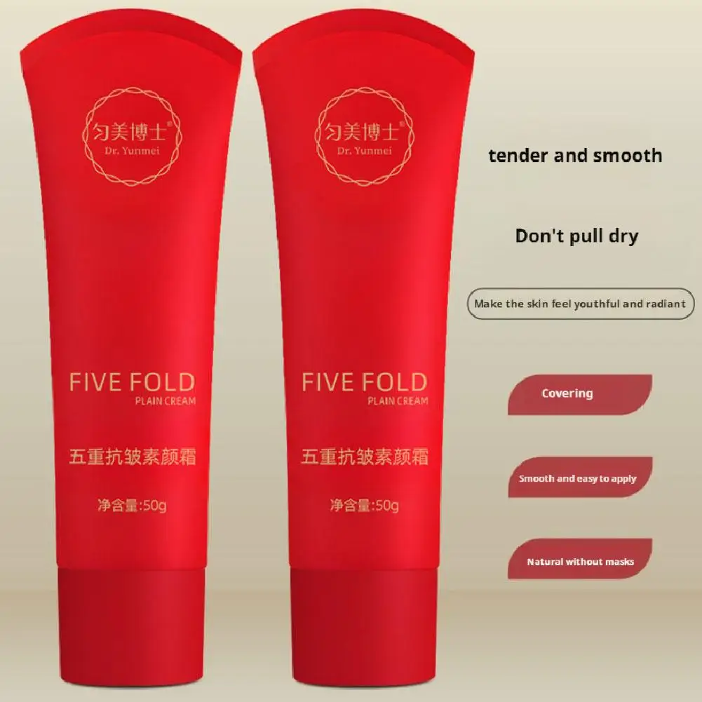 Five-fold BB Cream Base Makeup Long Lasting Waterproof Tone Brighten Foundation Cover Makeu Blemishes Face Skin Liquid U4H2