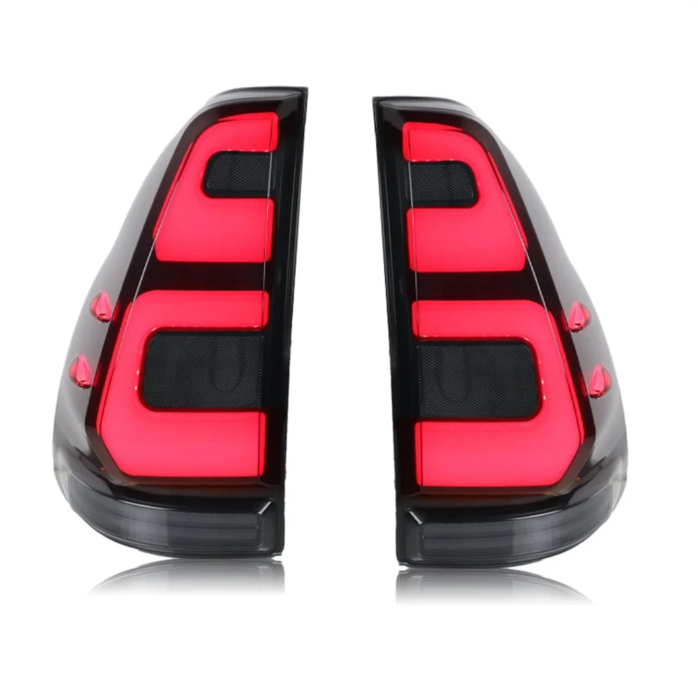 Auto led rear Tail Lights fit for 2003-2009 Toyota Prado FJ120 Rear Turn Signal Brake Light assembly accessories
