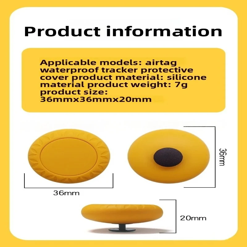 

Waterproof Silicone Case ，For Apple AirTag – Anti-Lost Tracker Secure Fit for Pets Kids Crocs Accessories