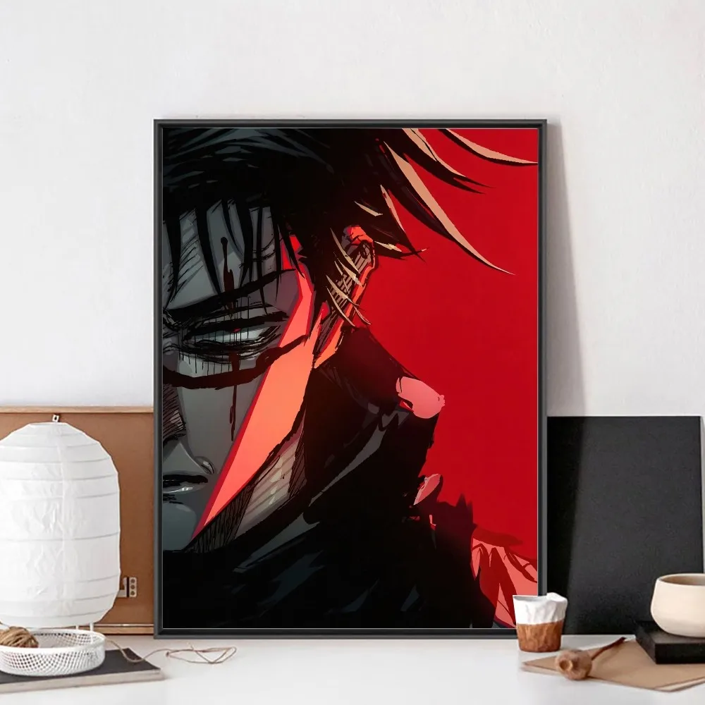 Choso Jujutsu Kaisen Anime Poster No Framed Poster Kraft Club Bar Paper Vintage Poster Wall Art Painting Bedroom Study Stickers