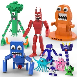 New Monster Garden of Banban Characters Building Blocks Kit Anime Figure Captain Scaleph Fiddlesed DIY Model Bricks Toys for Kid