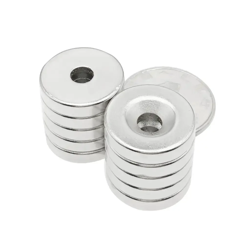 15x3-3/4/5 مللي متر 15x3 مللي متر ثقب 3/Hole4/Hole5mm قطر صغير مغناطيس مستدير مغناطيسي 15x3-4 للثلاجة والمكتب ، DIY بها بنفسك