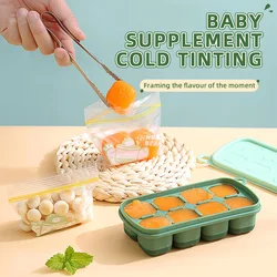 Zackoo-bandeja de cubitos de hielo de grado alimenticio Para bebé, moldes de silicona Para repostería, accesorios Para cóctel de verano, 6 rejillas