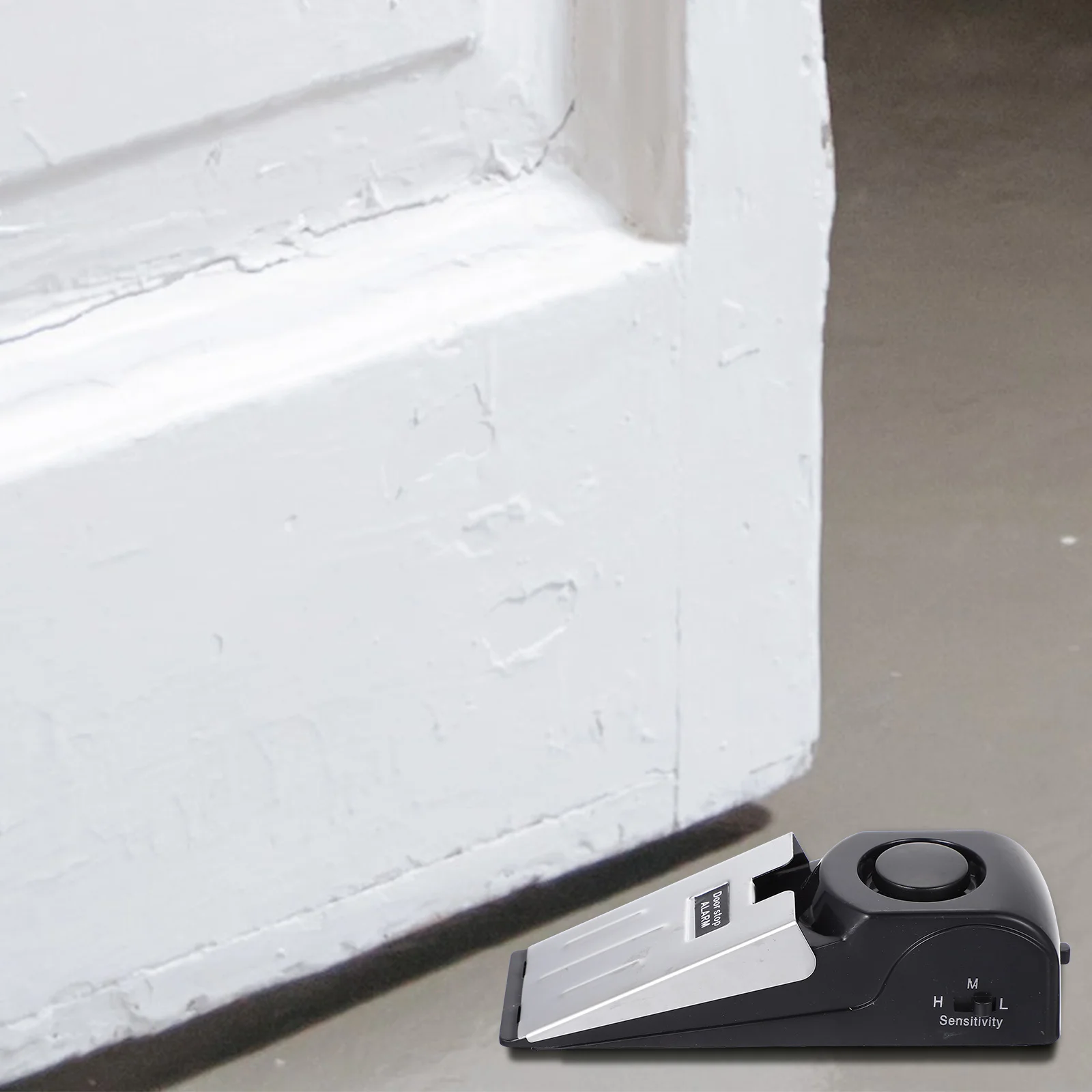 اضغط على نوع سدادة إنذار تصميم عدم الانزلاق الطابق إسفين لأمن المنزل سلامة الباب وقف أداة حماية الباب #3