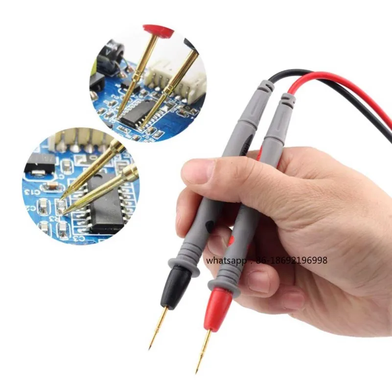 Multimeter Probe Test Line  Multimeter Test Leads 1000V/20A (Gold-Plated Special Tip)