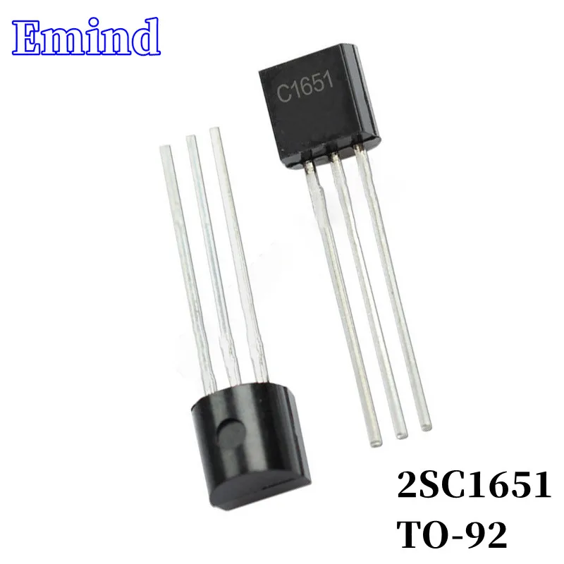 

100 шт. 2SC1651 C1651 DIP транзистор TO-92 тип NPN биполярный усилитель транзистор 32 В/мА