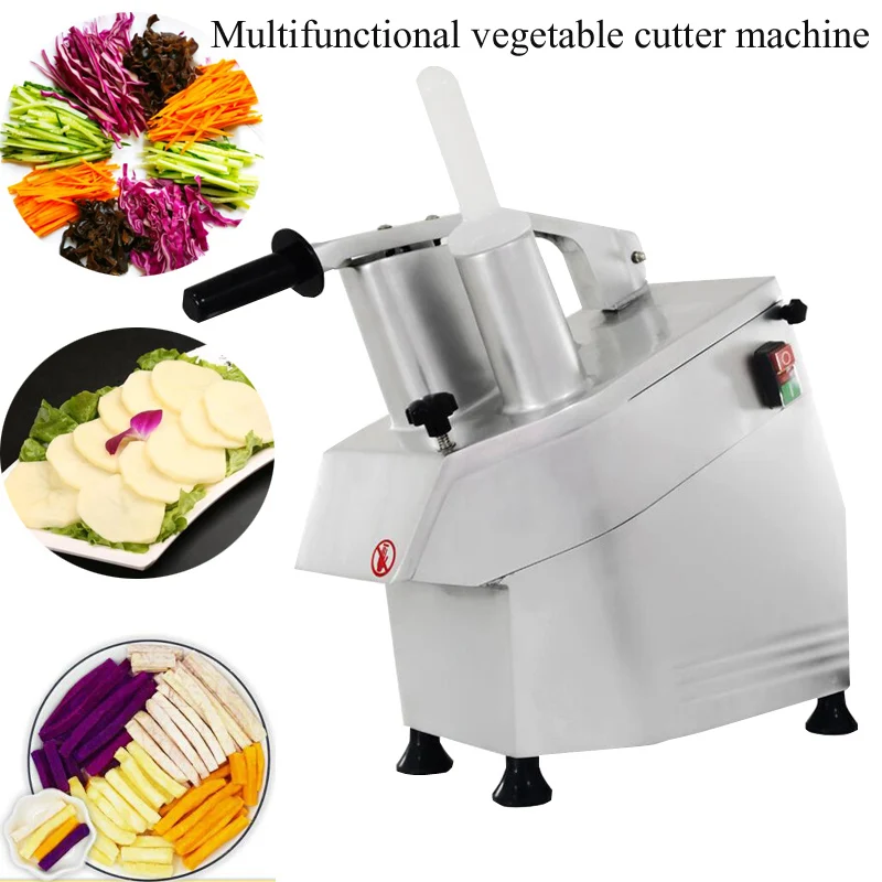 PBOBP Kitchen Multifunctional Vegetable Cutter Commercial Electric Radish Cutting Potato Chips Slicing Vegetable Slicing Machine