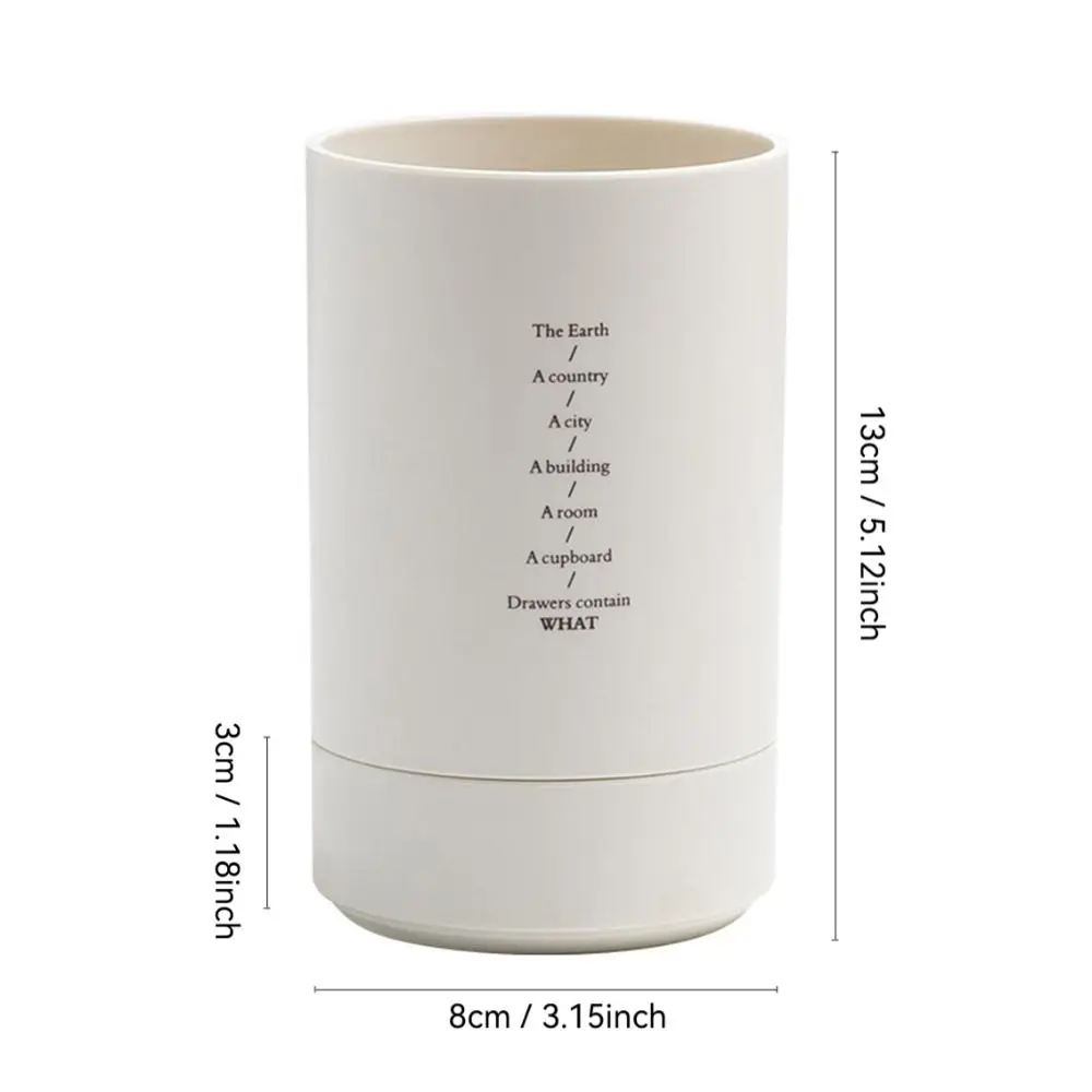 Layered Desktop Pen Holder Large Capacity Portable Makeup Brush Holder Multifunctional Pen Organizer Student Stationery