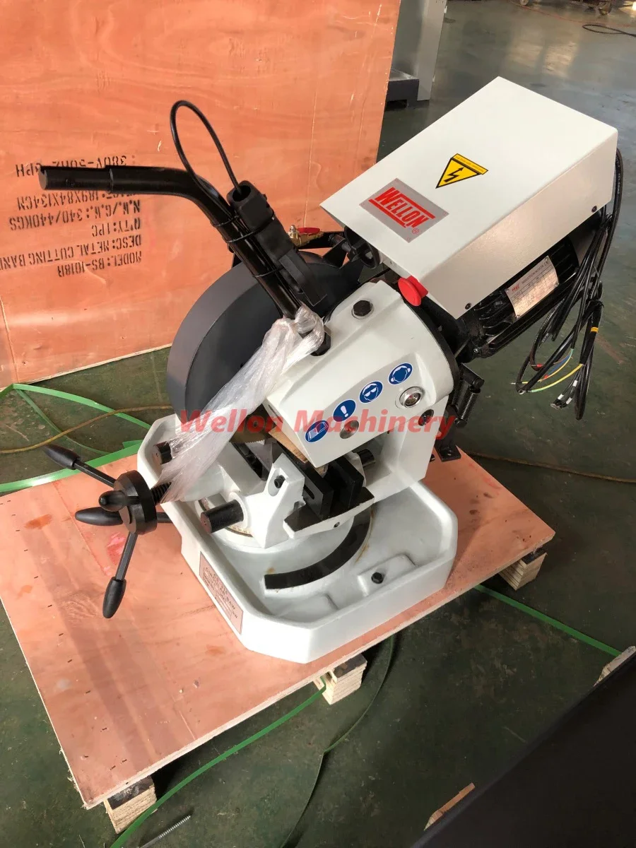 Cutting off saw TV-300 TV-350 TV-400 with abrasive cutting tool Belt drive circular saw machine for steel sawing