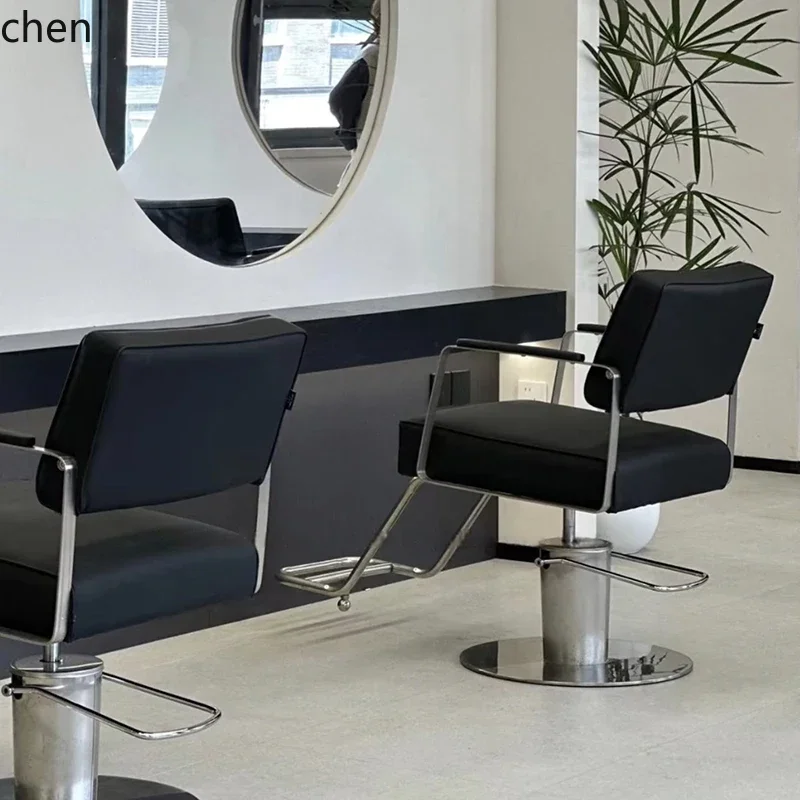 DSASimple Hair Salon Chair Hair Salon Special Barber Chair High-end Perm and Dyeing Salon Lifting Chair