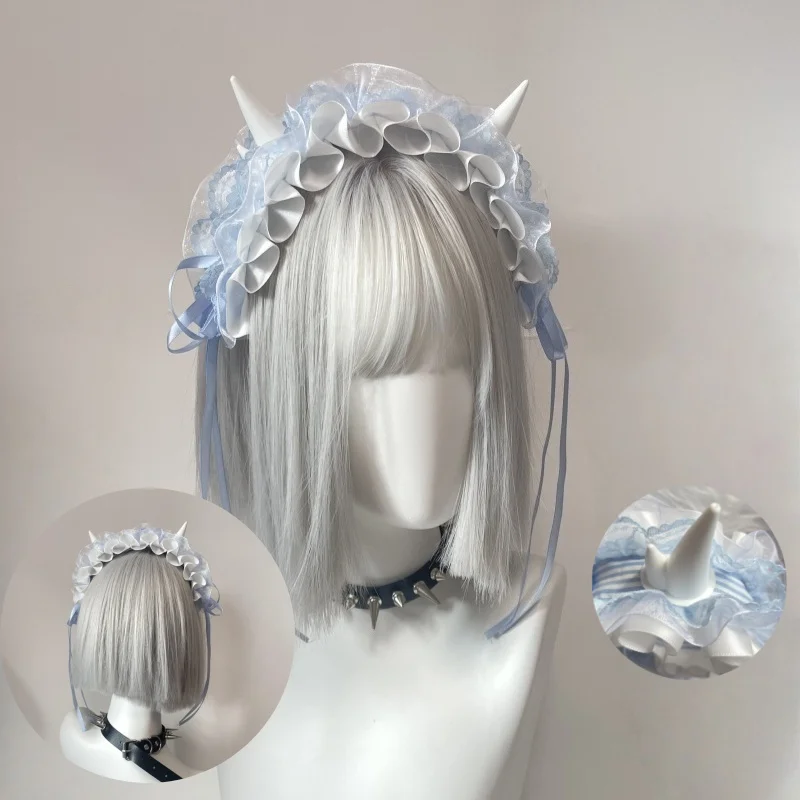 nova-chegada-subcultura-gotica-demonio-chifre-bandana-y2k-agua-azul-laco-arco-headpiece-fofo-kc-doce-acessorios-de-cabelo