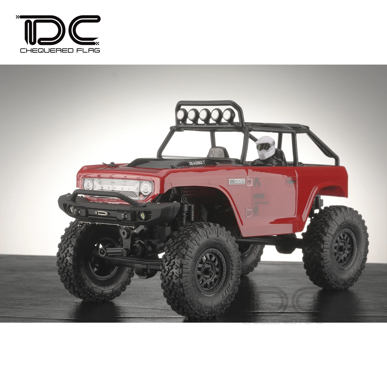 1/24 RC Bumper with Lights for Axial SCX24 Jeep Wrangler JLU Deadbolt  Nylon 5MM LED Lamp Crawler Car Upgrade Parts