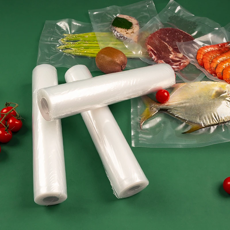 LAIMENG 3 Vacuum Sealer Rolls Vacuum Packaging Bags Film for Vacuum Packer Sealing Machine Textured Vacuum Food Storage Bag R119