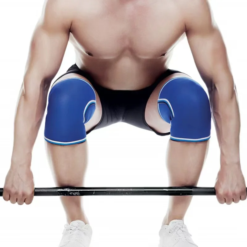 

1 пара, спортивные наколенники 7 мм, для тяжелой атлетики