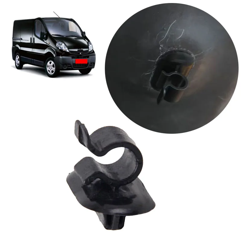 Hood Rod Bonnet Support Clips for Vauxhall	Vivaro 2001 2002 2003 2004 2005 2006 2007  2008 2009 2010 2011 2012 2013 2014