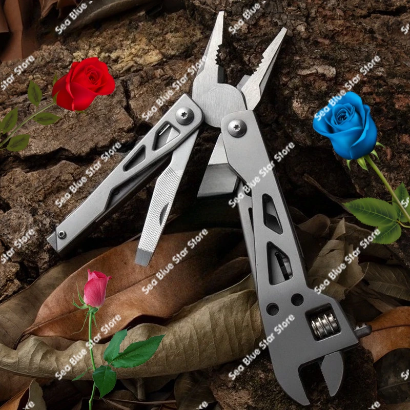 

Multifunctional stainless steel wrench pliers outdoor portable bicycle maintenance tools household utility pliers