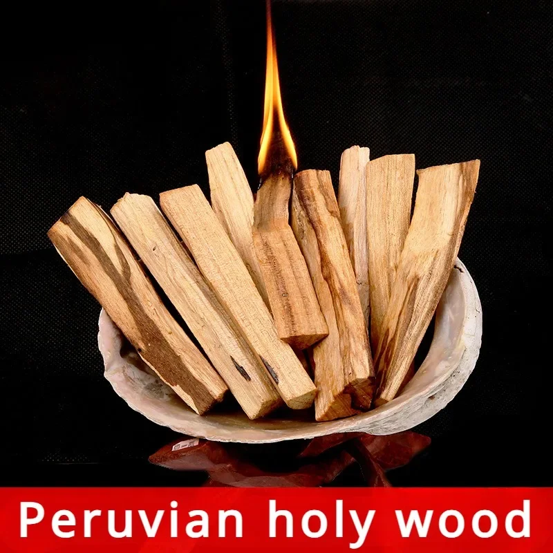 Original Palo Santo Holy Wood Incense Sticks High Oil Content for Meditate Purification Good Luck Used in Yoga