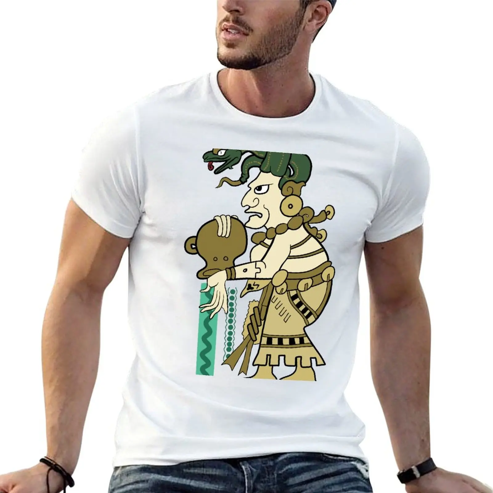 

Ixchel - Mayan god of moon, love, and pregnancy T-Shirt t shirts for man pack cotton t shirts designer T-Shirt