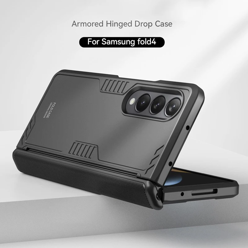 

For Samsung Galaxy Z Fold 4 Case All-inclusive Hinge Armored Drop Protection For Galaxy Z Fold 4 Shockproof Back Cover