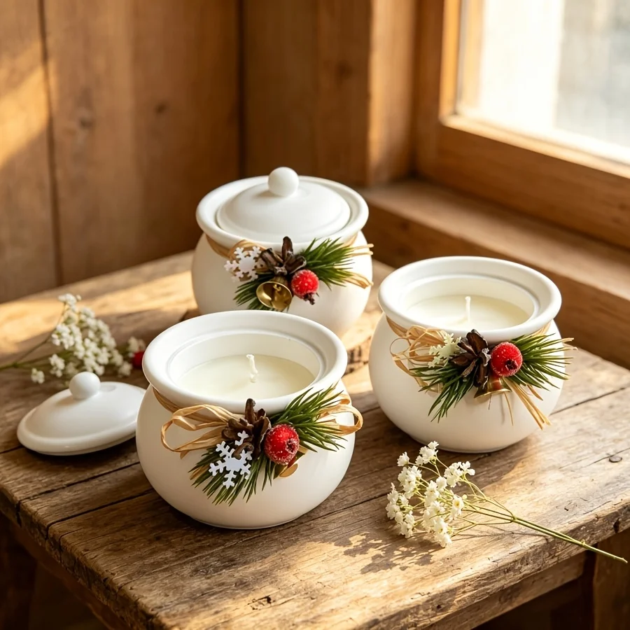 DIY Resin Mold, Circular Storage Jar, Ornament Mold, Home Decoration Table, Drip Glue Gypsum Candle Cup, Storage Silicone Mold