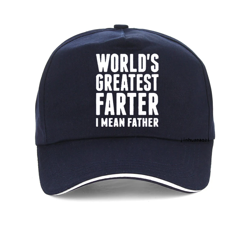 Funny Worlds Greatest Farter I Mean Father baseball cap Best Dad Ever Father Day Gift Papa hat summer ventilation Snapback hats