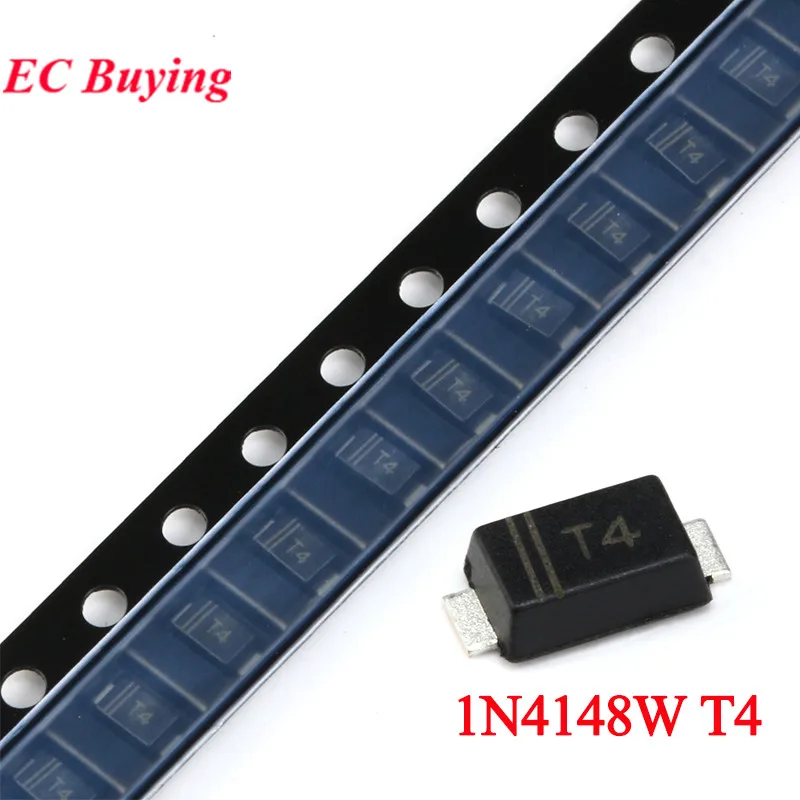 1000Pcs/50pcs 1206 1N4148W T4 1N4148 IN4148 SOD-123 SMD Switching Diodes IC Chip New