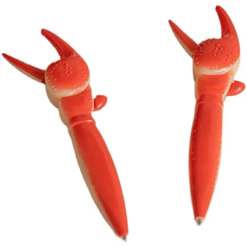 Stylo Gel à griffe de homard amusant, stylo à bille à pression, créatif, pour Signature