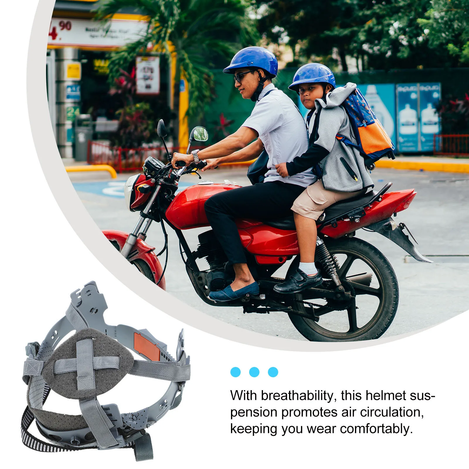 

Аксессуары для каски, защитные аксессуары, 4, сменная вставка для каски, точечная кнопка, подвесной ремень, дышащая, удобная посадка