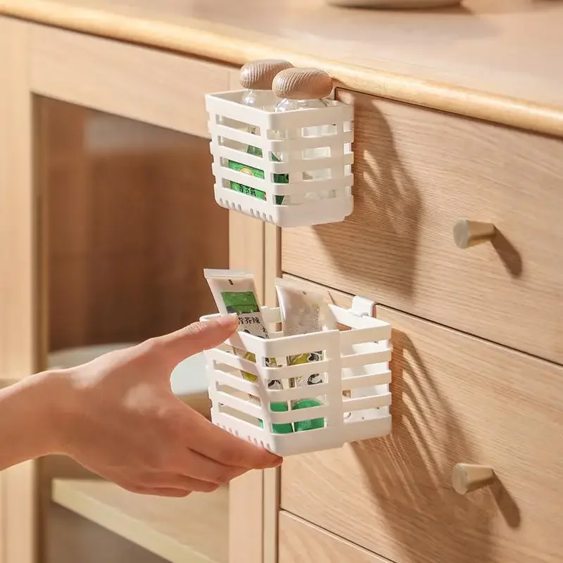 

Kitchen Telescopic Sink Drain Small Hanging Basket Refrigerator Side Door Hanging Storage Box Small Item Storage Case