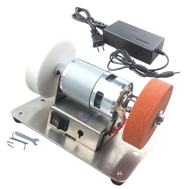 Desktop Grinder 100W Potenza 6000 giri / min Valore variabili per progetti fai -da -te intaglio in legno lucidatura in C7AC
