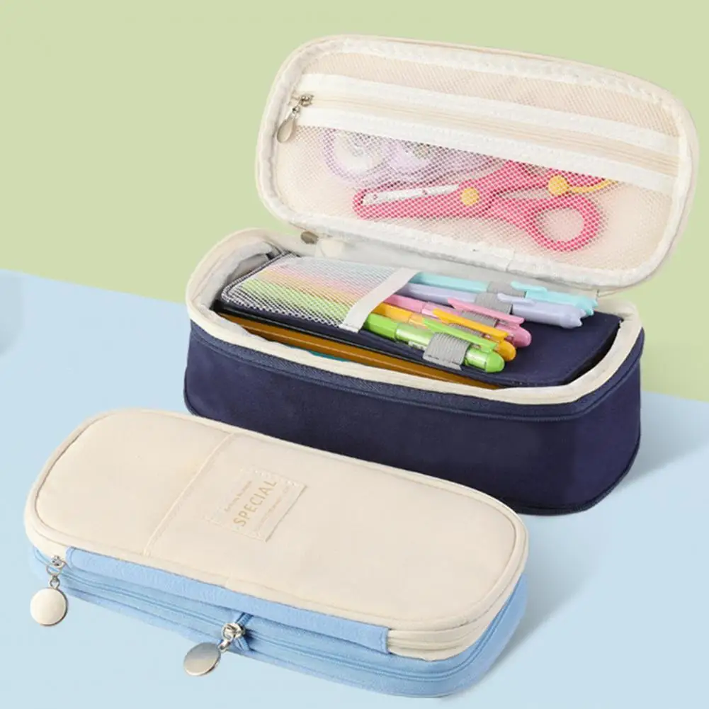 Wide Application Wear-resistant Pen Storage Bag Stationery Pouch Home Supplies