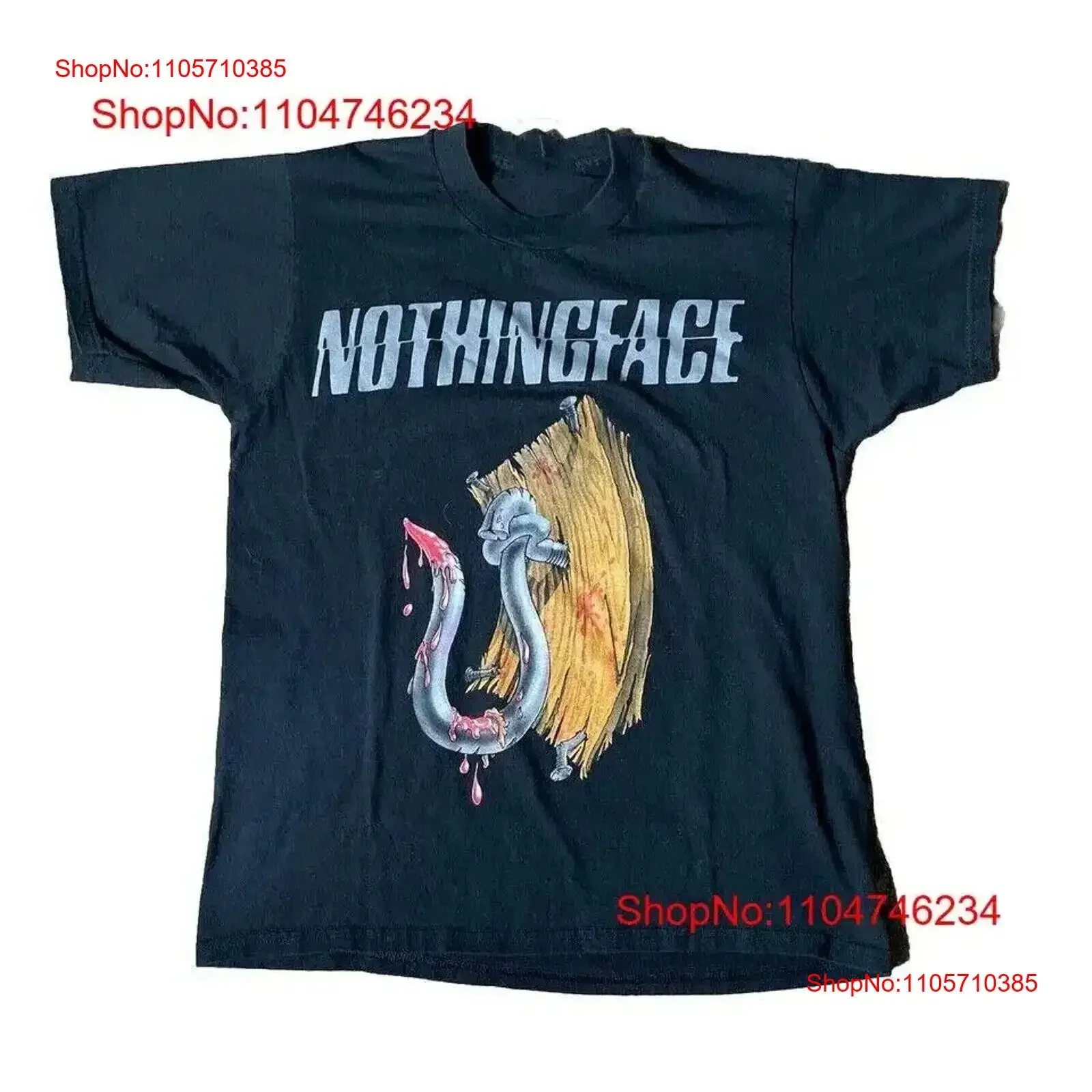 Nothingface Band Black Cotton T Shirt TT1678 vintage Washed Stylish Soft Comfortable Top For Everyday Wear streetwear vintage