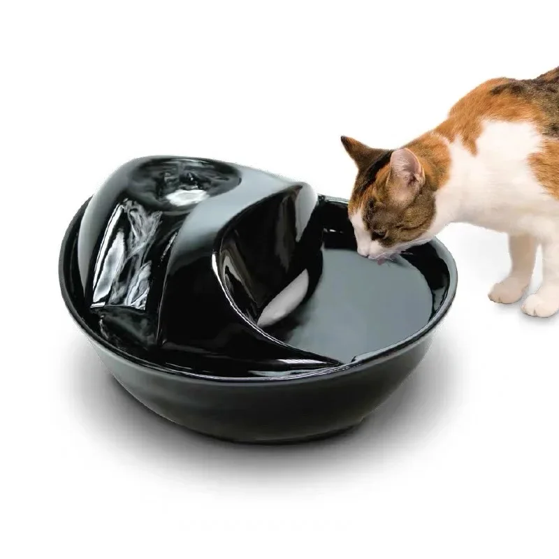 

Ocean core ceramic pet water dispenser cat dispenser circulating filter water tray ceramic machine