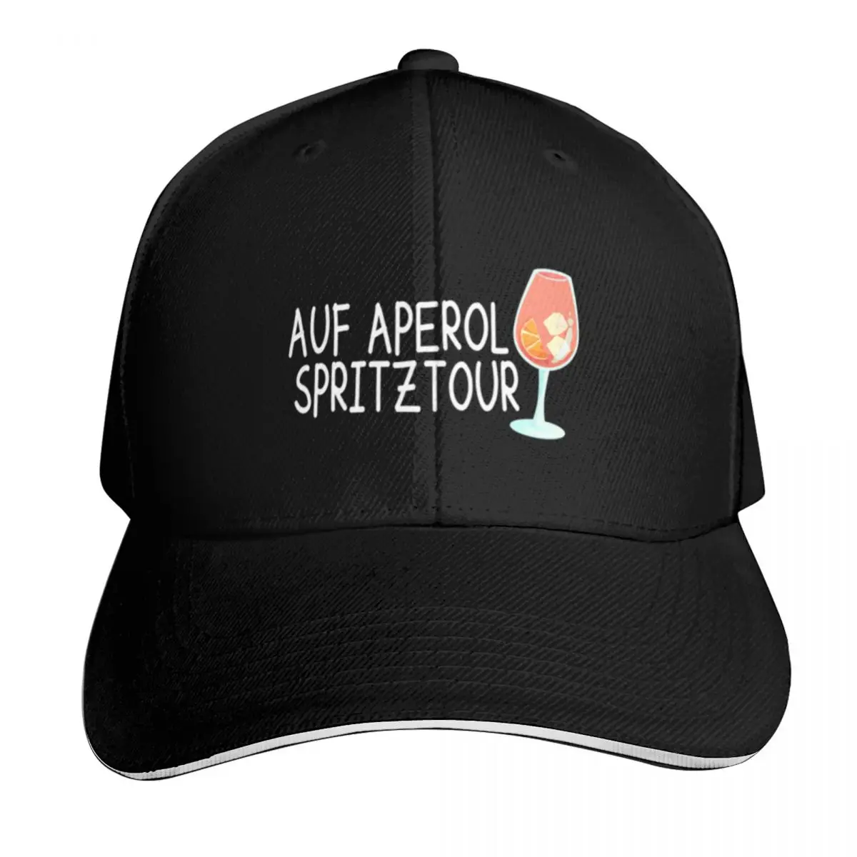 Aperol Cocktail - Take a ride on Aperol Baseball Cap Strapback Dad Hat Six Panel Structured Crown Sun Protection UPF 50+