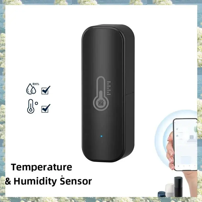 New-2X Tuya умный датчик температуры и влажности Wi-Fi приложение удаленный монитор для умного дома Var Smartlife работает с Alexa