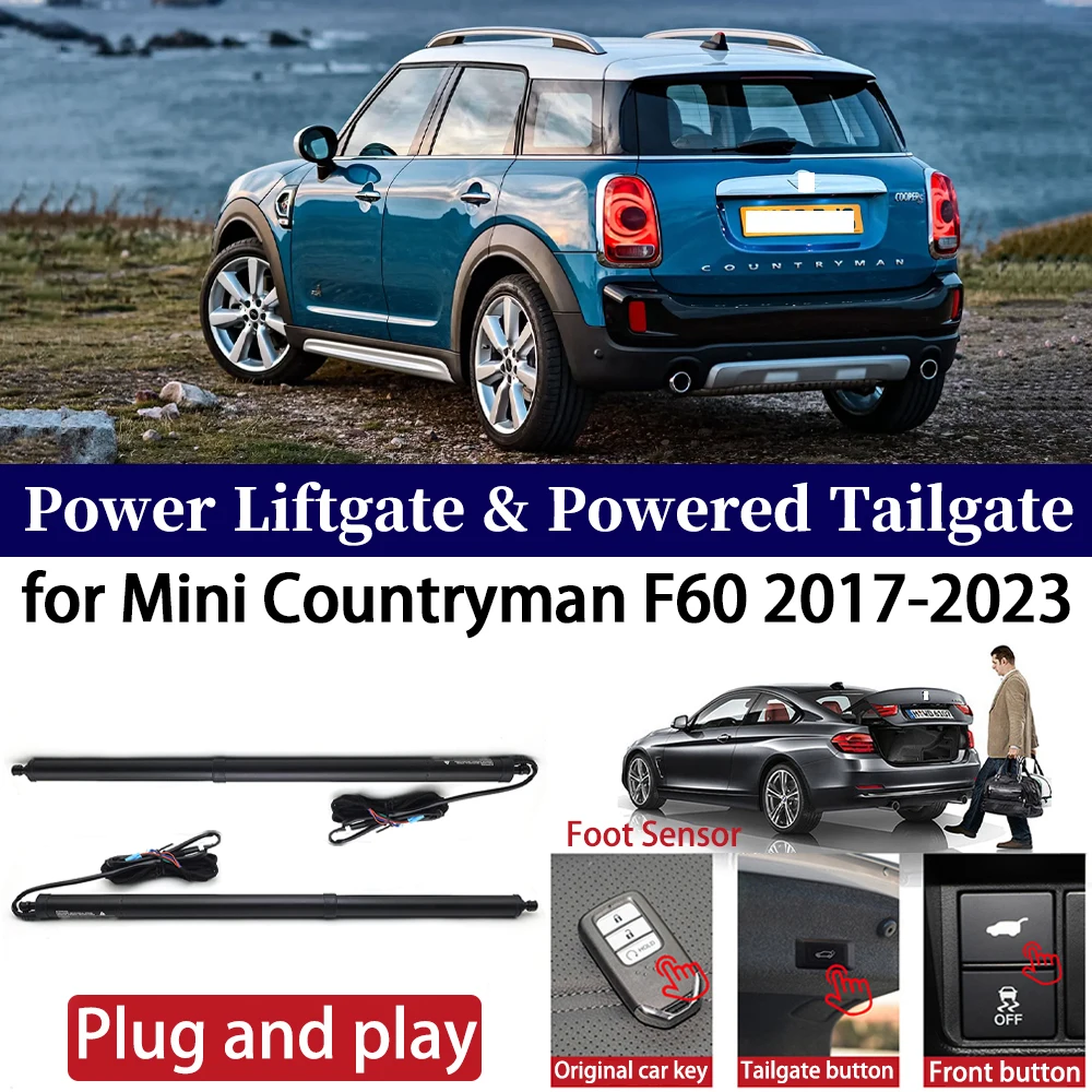 

ZhuCamX for Mini Countryman F60 2017-2023 Car OEM Power Liftgate Automatic One-Click Powered Tailgate Strut Plug and paly