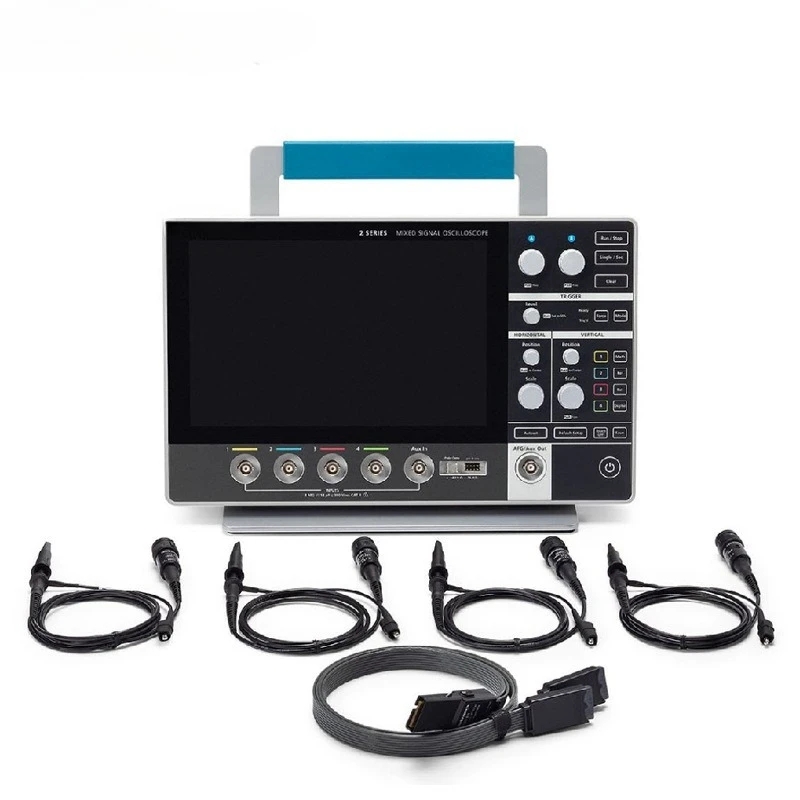 Miniature handheld oscilloscope MSO22/MSO24 portable mixed signal display.