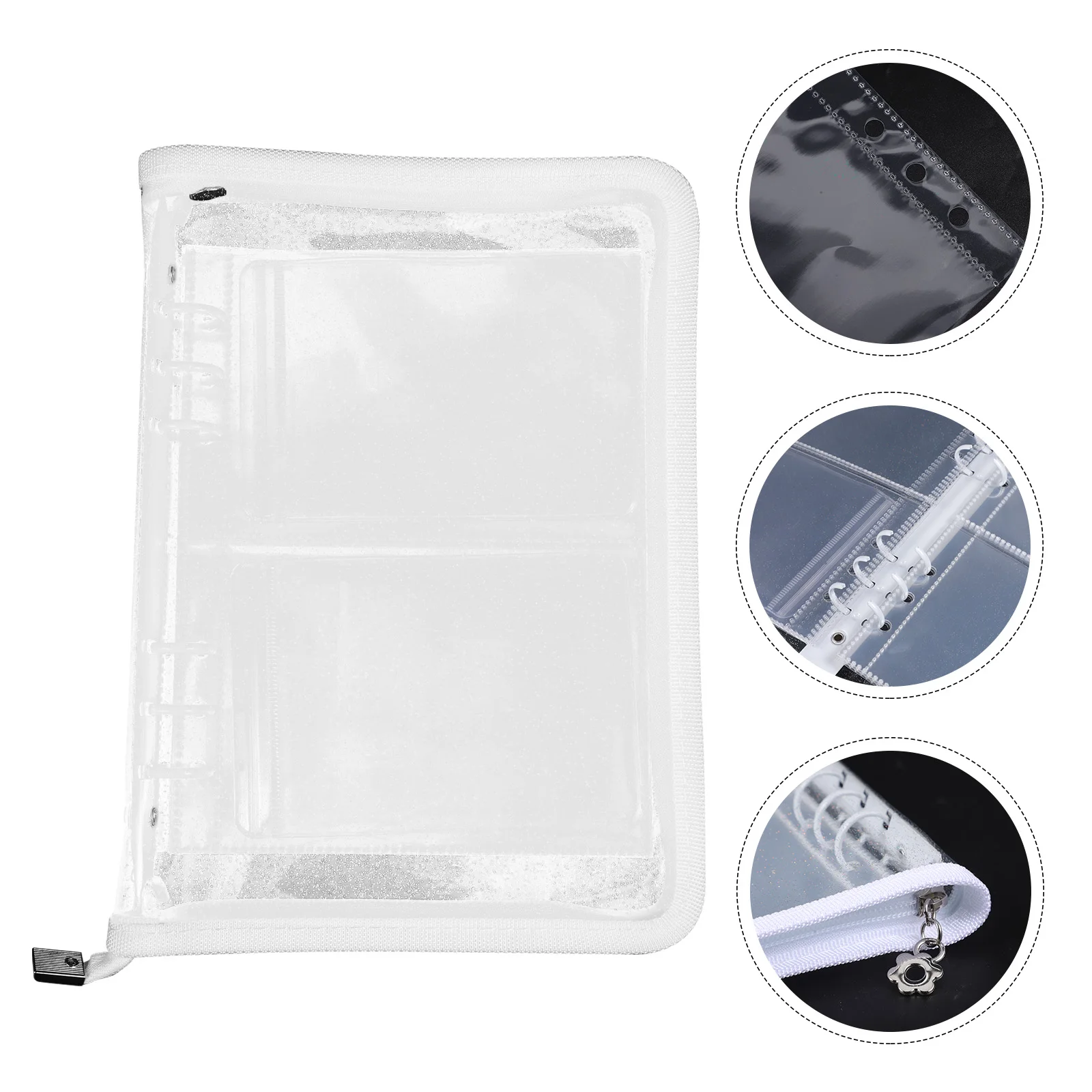 

1Set Anti Oxidation Jewelry Storage Bags Jewelry Storage Book Transparent Travel Organizer for Rings Earrings Necklaces