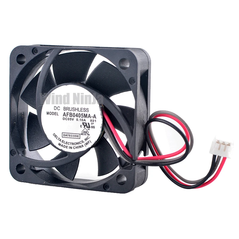 AFB0405MA-A 4cm 40mm ventilador 40x40x10mm DC5V 0.10A 3pin ventilador de refrigeración con rodamiento de bolas para fuente de alimentación del enrutador