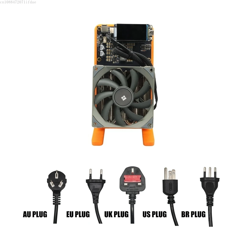 

A43MM Bitaxe NerdQaxe++ BTC Solo Miner 4.8T-5TH/S 80W 4XBM1370 ASIC Chip Open Source Bitcoin Crypto Miner Silent Miner AU PLUG