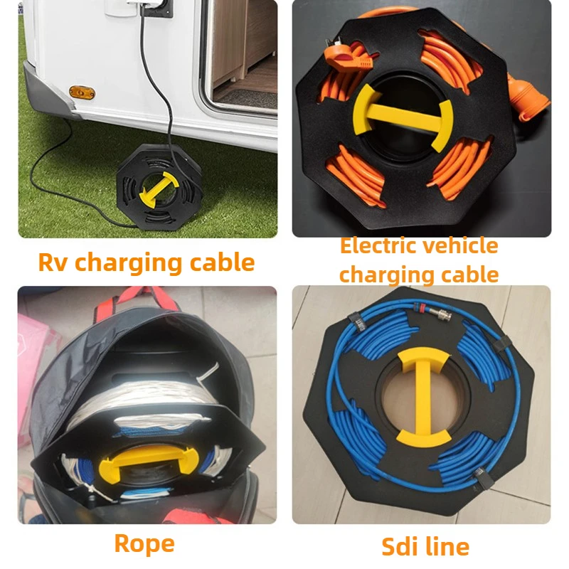 بكرات خرطوم محمولة متعددة الأغراض بكرة خرطوم الحديقة بكرات سلكية عالمية جهاز تخزين أدوات تنظيم متعددة الوظائف